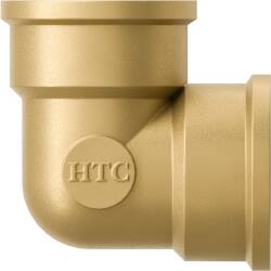 Brass female threaded elbow 90&deg;