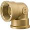 Brass female threaded elbow 90°