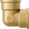Brass female threaded elbow 90°