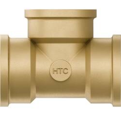 Brass female threaded tee 90&deg;