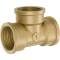 Brass female threaded tee 90°