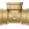 Brass female threaded tee 90°