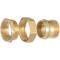 Brass female/male threaded union - conical sealing