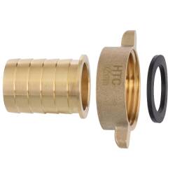 Messing Schlaucht&uuml;lle &Uuml;berwurfmutter x T&uuml;lle