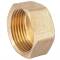 Brass female threaded end cap