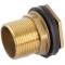 Brass male threaded tank connector