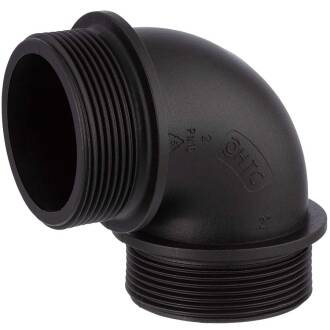 PP Winkel 90° 2fach Aussengewinde