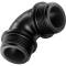 PP male threaded 90° elbow