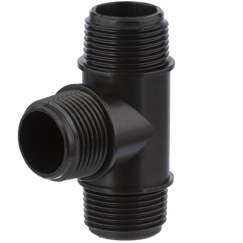 Tee a 90 filetto maschio, in PP