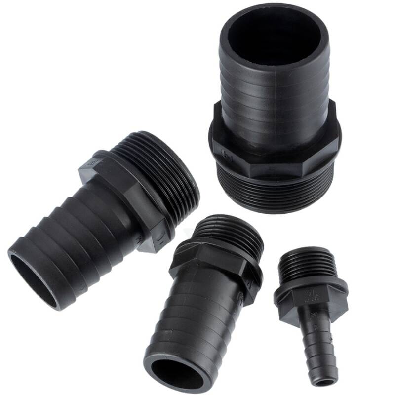 Portagomma con filetto maschio in PP
