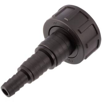 Schlauchtülle PP 32 mm (1 1/4) mit G 1 Zoll Aussengewinde und O-Ring