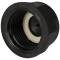PP female threaded end cap with gasket