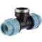 Tee 90° compression fitting x female thread, DVGW