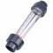 U-PVC flow indicator for freshwater with sockets 20mm, 60 - 600l/h