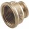 Reducing bush, brass, 2-way, internal thread 1 1/2" x 1 1/4"