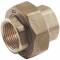 Brass female threaded union - conical sealing 1/2"