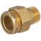 Brass female/male threaded union - conical sealing 1/2"