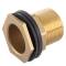 Brass male threaded tank connector 3/8"