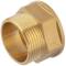 Muffennippel Messing Innen- x Aussengewinde 3/8"