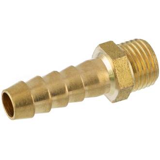 Brass hose tail with male thread