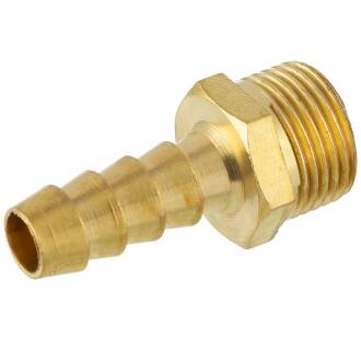 Brass hose tail with male thread