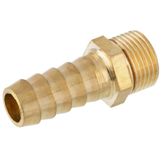 Brass hose tail with male thread