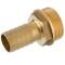 Brass hose tail with male thread