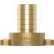 Brass hose tail with female thread and nut