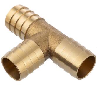 Brass tee hose tail