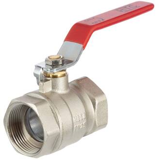 Brass female threaded ball valve with steel handle 3/4"