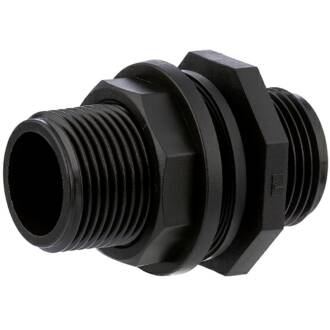 PP male threaded tank adapter 1 1/4"