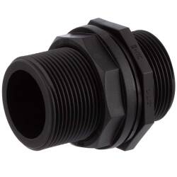 PP male threaded tank adapter 1 1/4&quot;