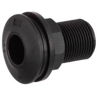 PP male threaded tank adapter with stopper