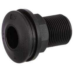 PP male threaded tank adapter with stopper