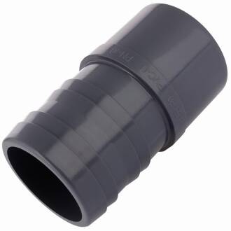 U-PVC hose tail with male solvent socket 63 x 60mm