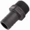 Portagomma con filetto maschio, in PVC-U, 20mm x 3/4"