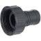 PVC-U Schlauchtülle mit Überwurfmutter 38mm x 2"
