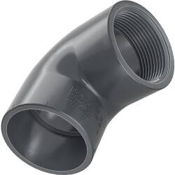 PVC-U Winkel 90&deg; Klebemuffe x Innengewinde 25mm x 3/4", St&uuml;ck