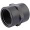 U-PVC solvent socket with female thread, 16 x 3/8"