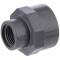 U-PVC solvent socket with female thread, 32 x 1/2"