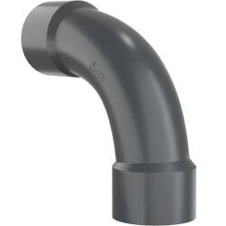 U-PVC f/f solvent bend 90&deg;, 16 bar (injection moulding)