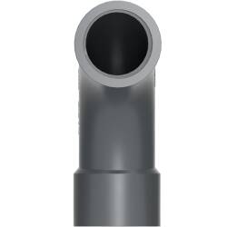 U-PVC f/f solvent bend 90&deg;, 16 bar (injection moulding)