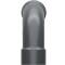 U-PVC f/f solvent bend 90°, 16 bar (injection moulding)