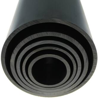 U-PVC pipe - 110 mm - 1m without socket, 1 pcs.