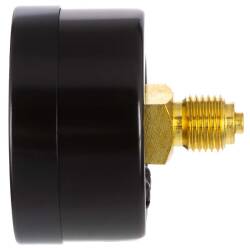 Manometer 1 1/2&quot;, brass rear centered joint 1/4&quot;