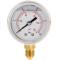 A2 ss glycerine filled manometer 2", brass bottom joint 1/4"