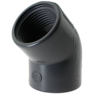 Gomito A 90° A Incollare X Filetto Femmina In PVC-U 40 X 1 1/4", 1,52 - Foto 11