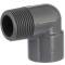 U-PVC solvent elbow 90° x male thread 32mm x 1"