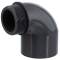 U-PVC solvent elbow 90° x male thread 50mm x 1 1/2"