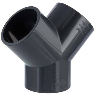 U-PVC solvent Y-fitting 50mm